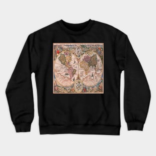 0rbis terrarum in a manuscript Crewneck Sweatshirt